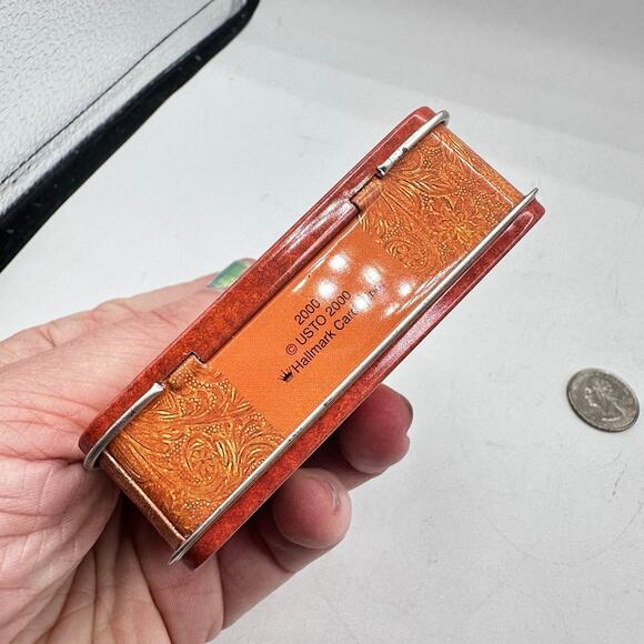 Vintage Hallmark Ornament 2000 Hopalong Cassidy Mini Metal Lunchbox thermos - Picture 7 of 9